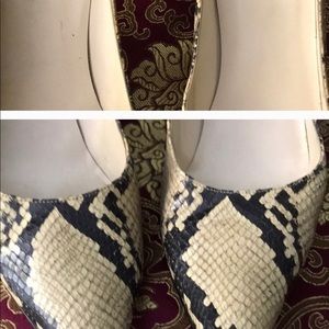 Stuart Weitzman Snakeskin pumps heels size 9